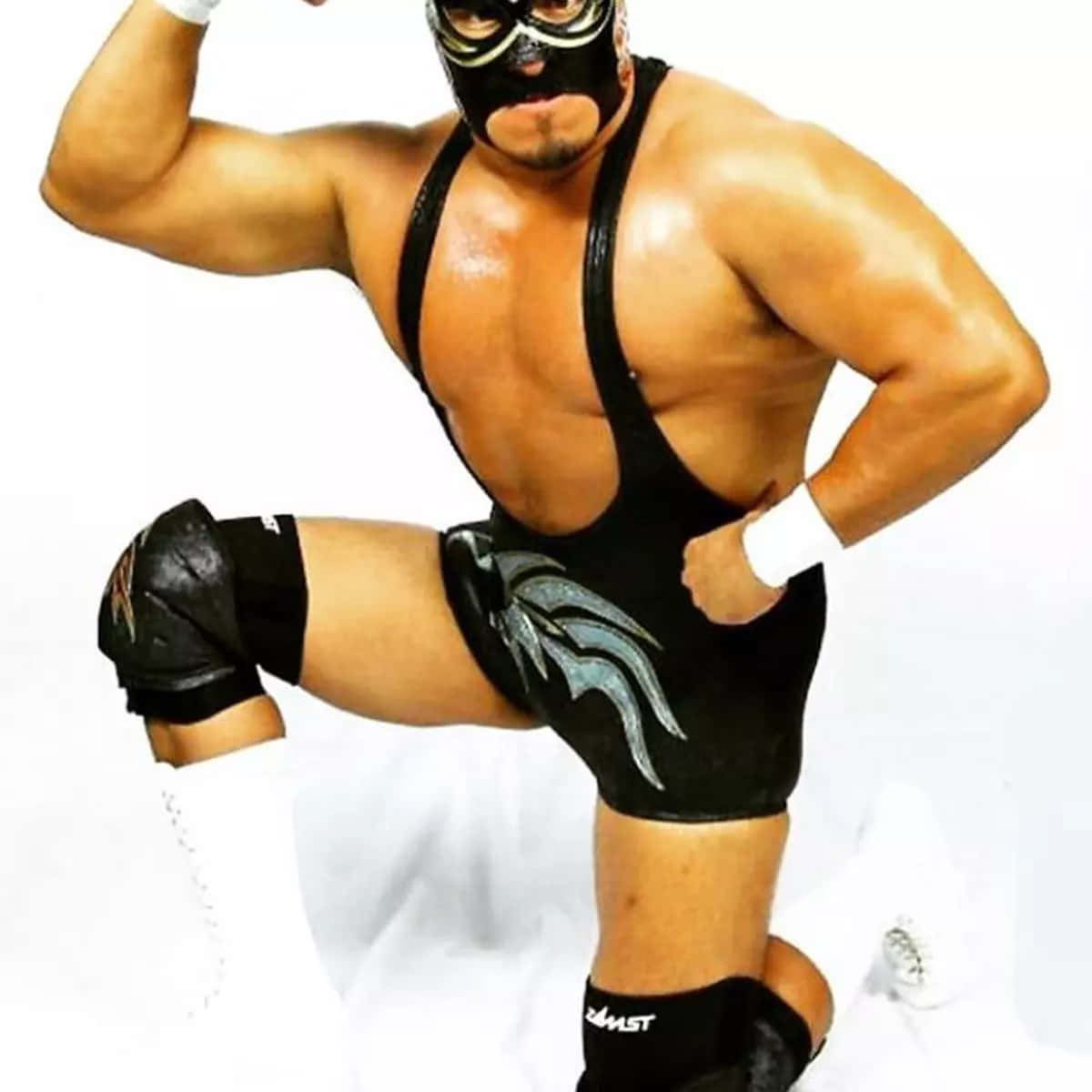 Silver King Flexing Muscles Pose Background