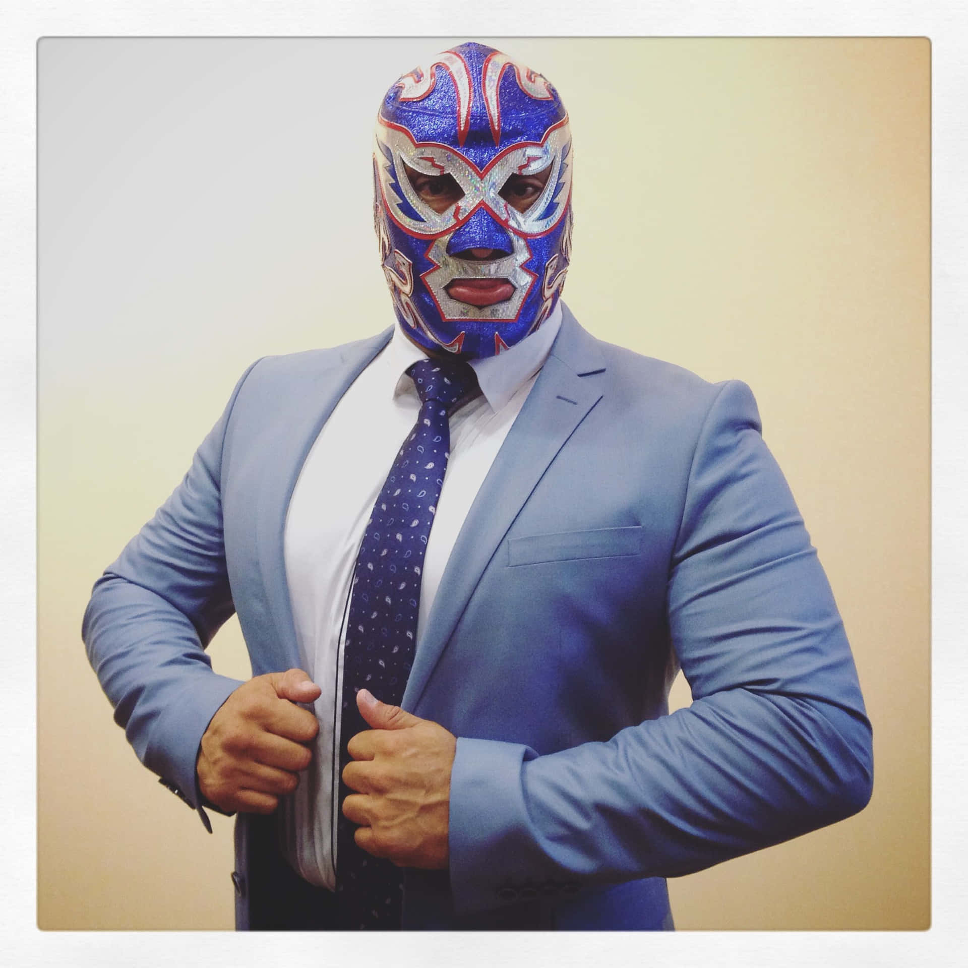 Silver King The Wrestler Ford Galaxy Ad Background