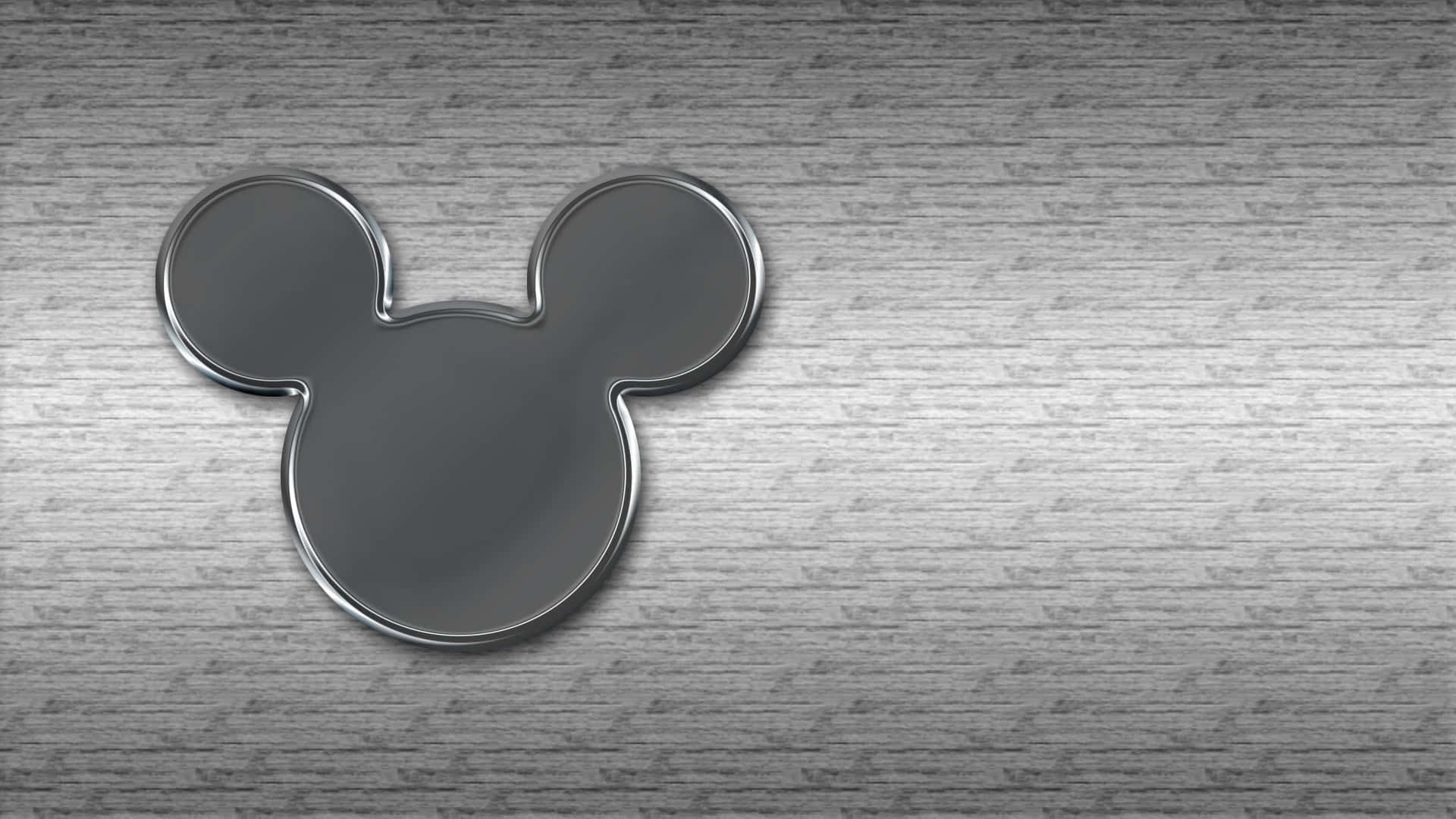 Silver Mickey Mouse Desktop Background