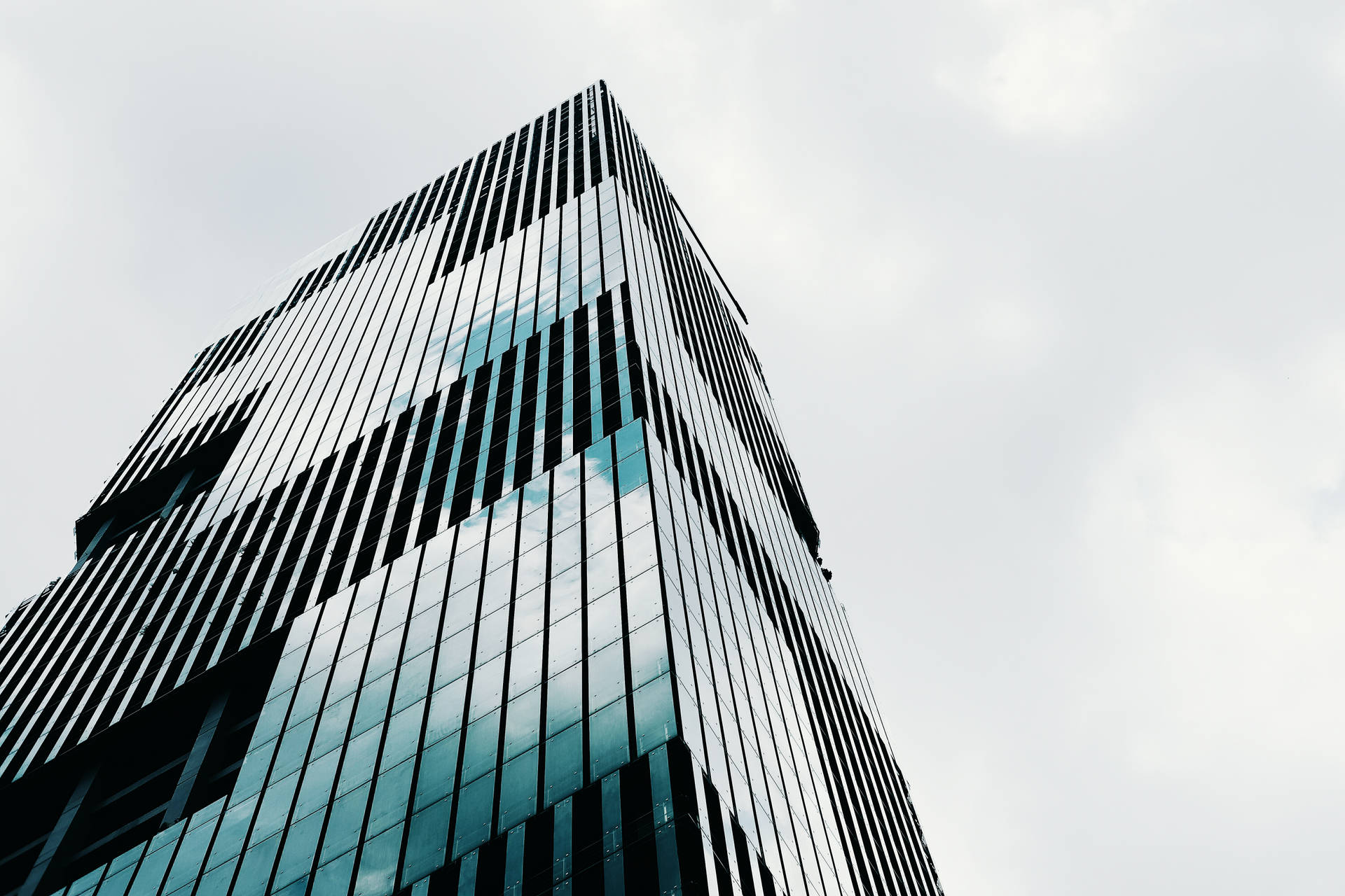 Silver Skyscraper Building