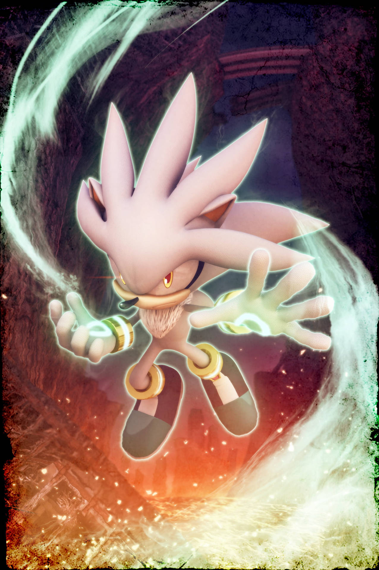 Silver Sonic The Hedgehog Background
