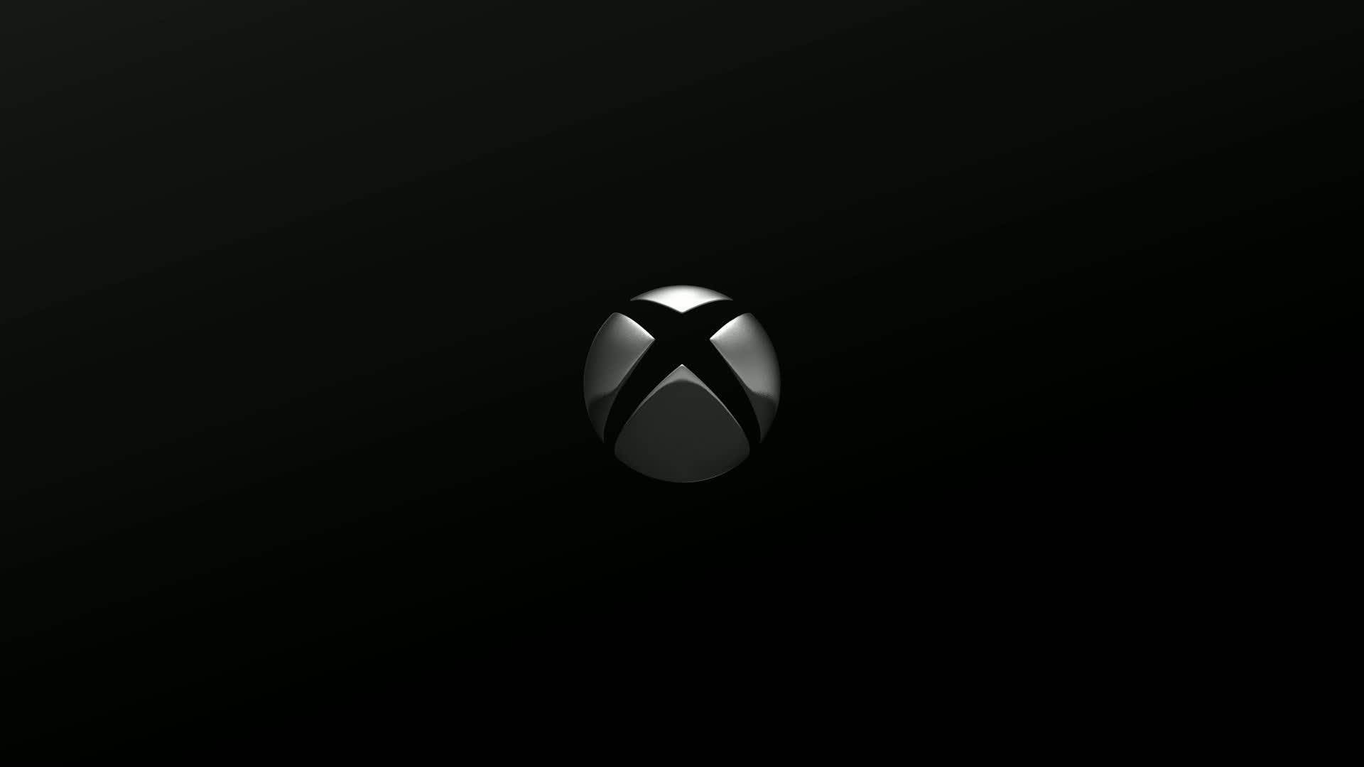Silver Xbox Series X Logo Background