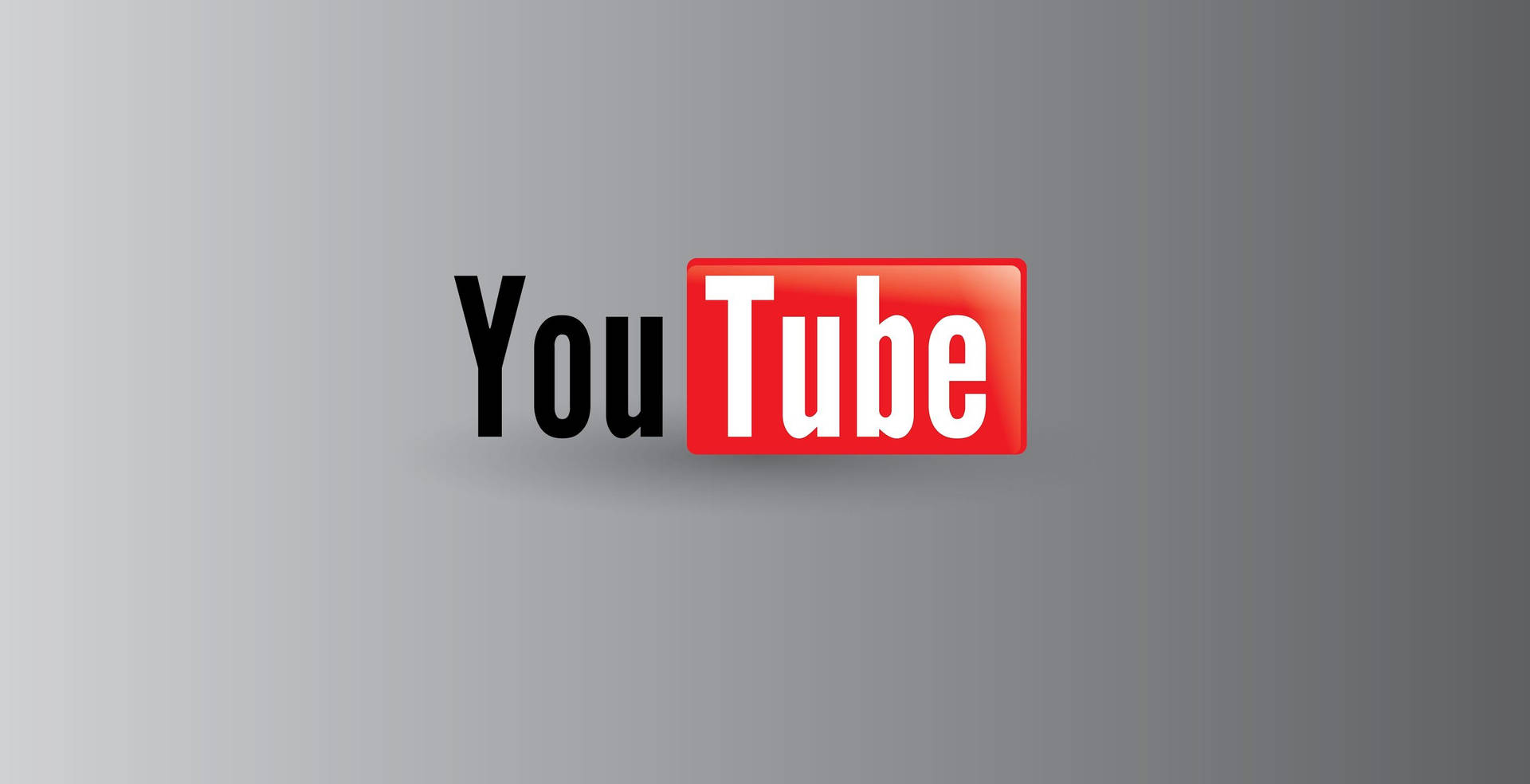 Silvery Youtube Logo Background