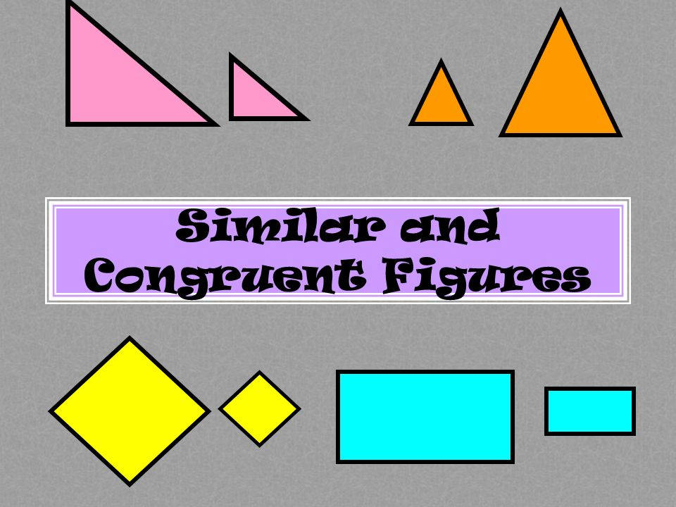 Similar And Congruent Figures Background