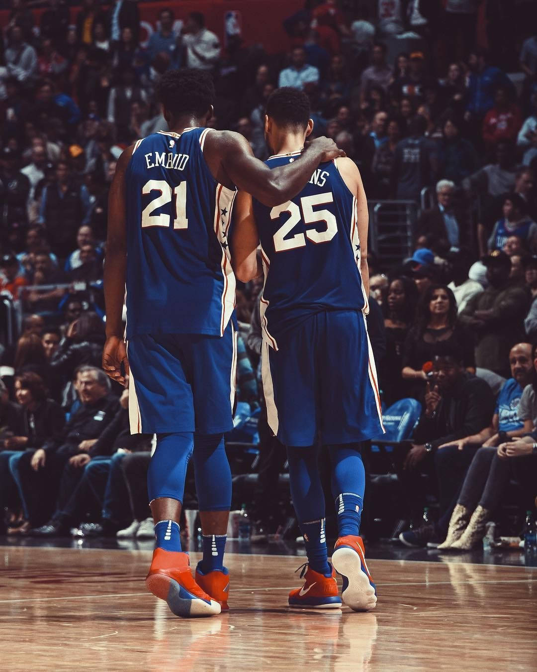 Simmons Embiid Sixers Bros Background