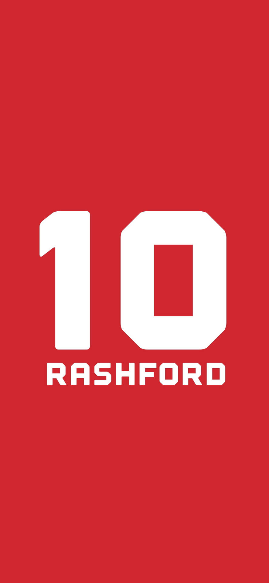 Simple 10 Rashford Background