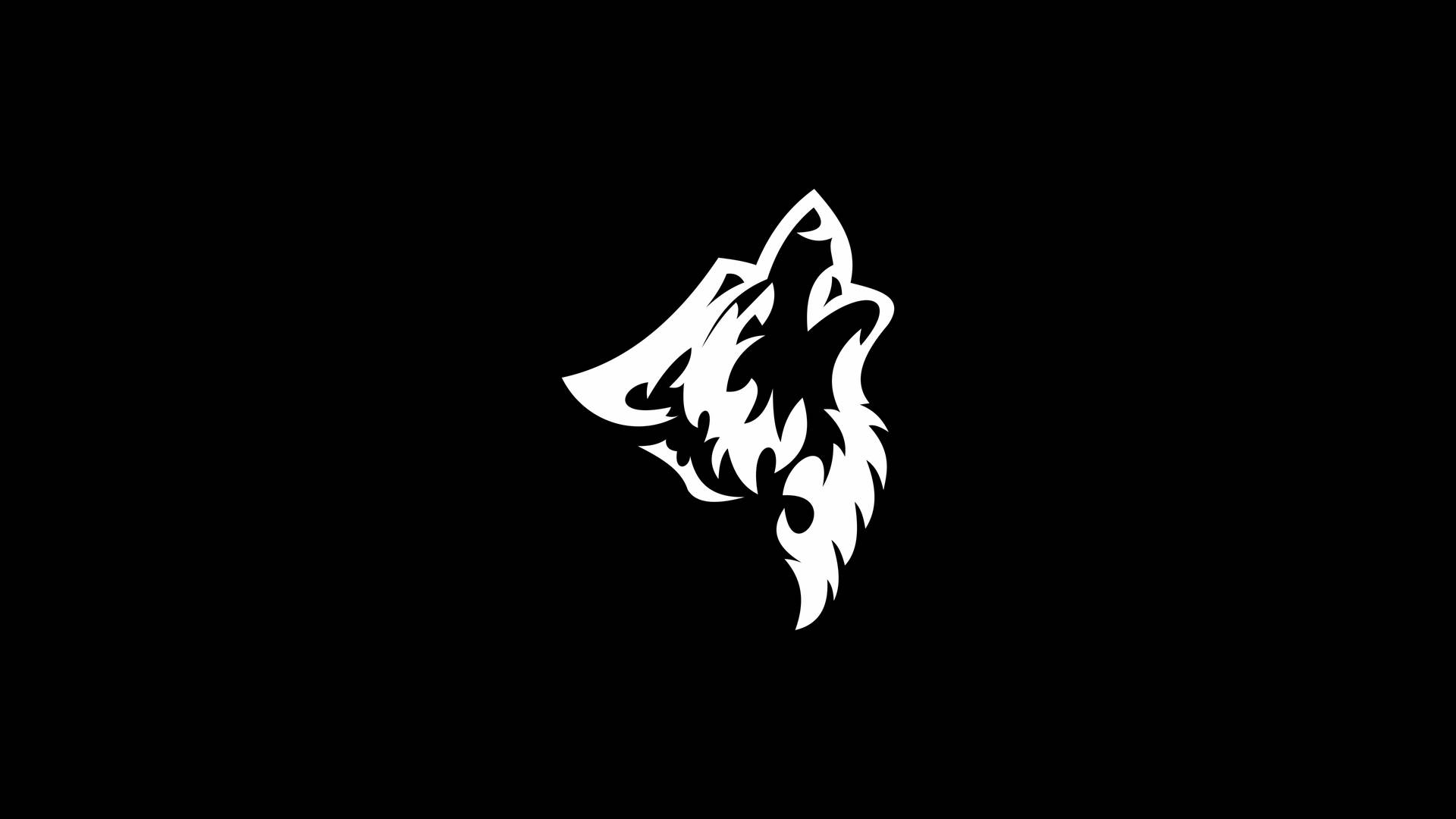 Simple 4k Ultra Hd Wolf Vector Background