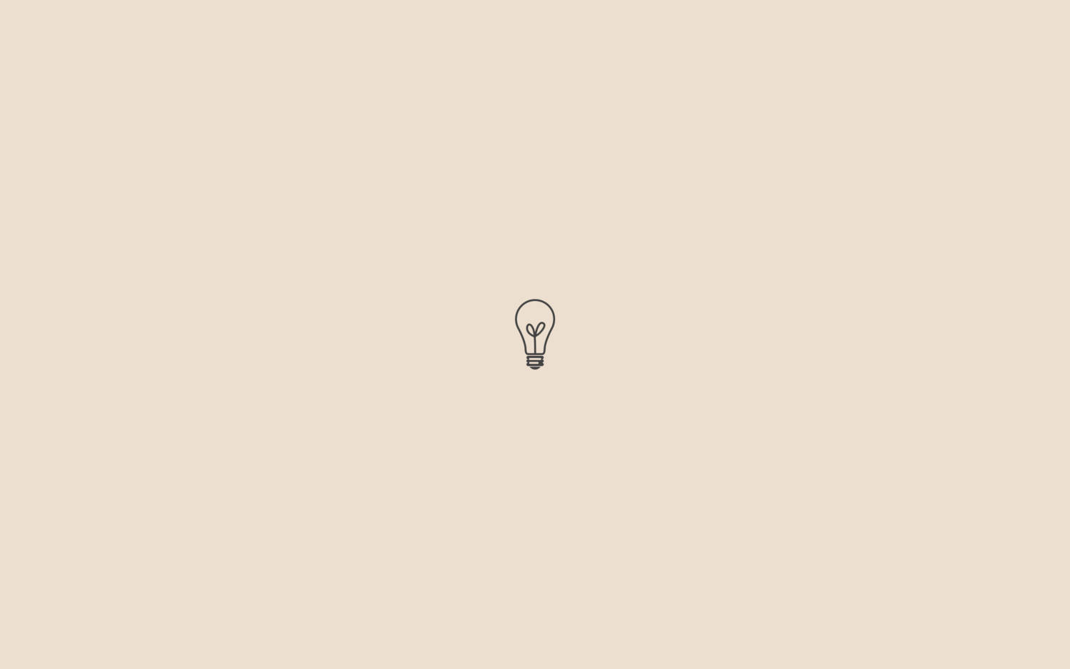 Simple Aesthetic Light Bulb Background
