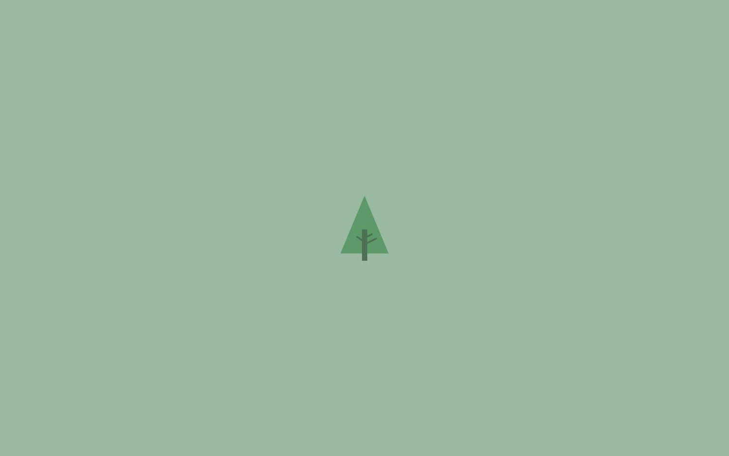 Simple Aesthetic Pine Tree Background