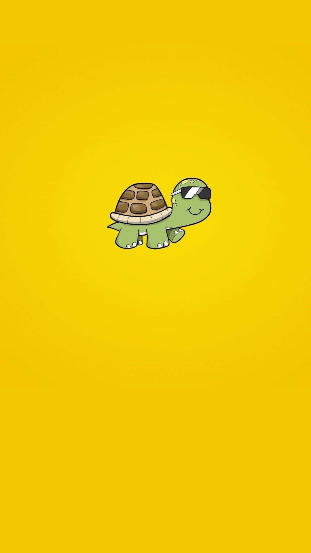 Simple And Cute Turtle Iphone Background