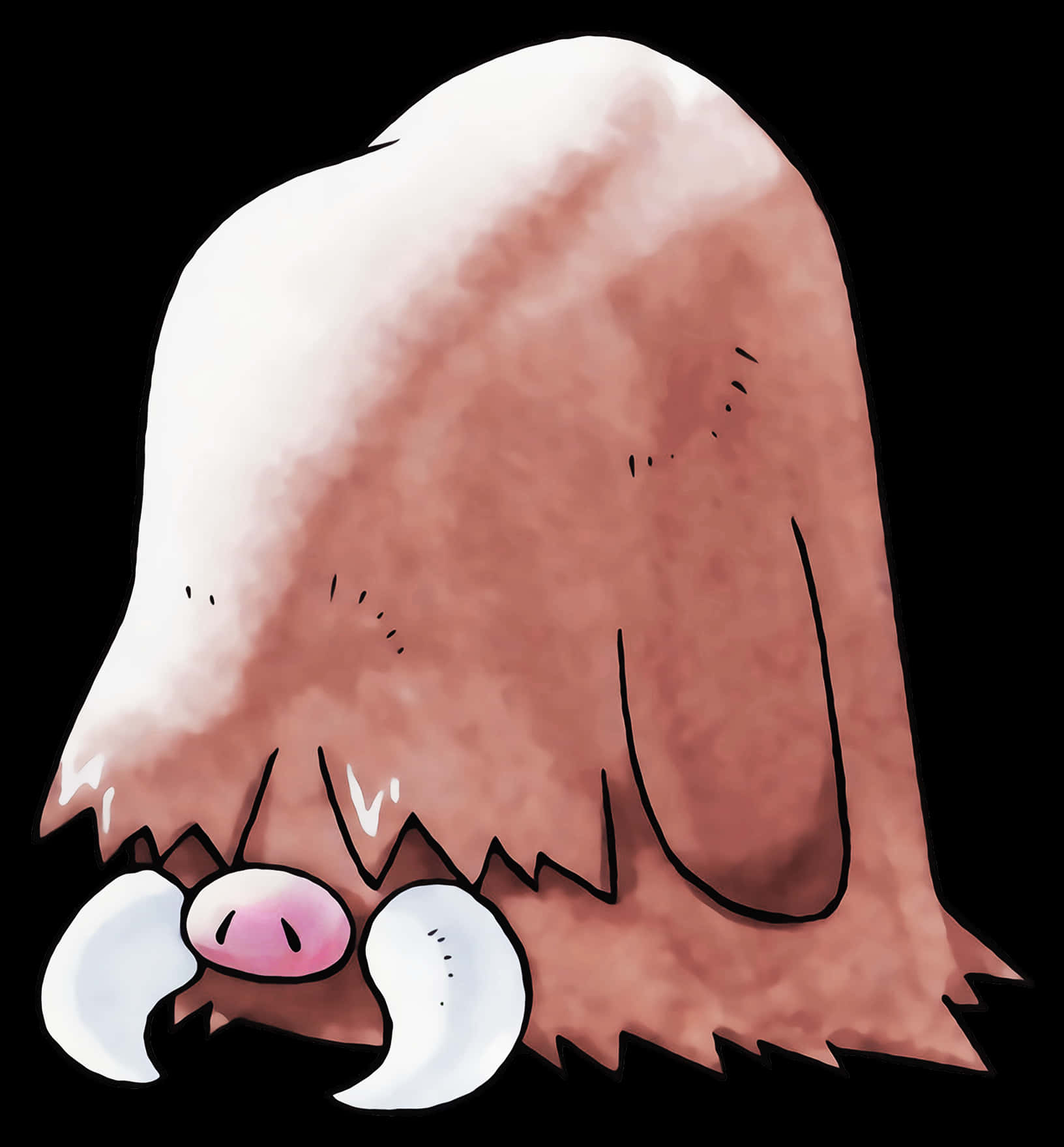 Simple Art Of Piloswine Phone Background