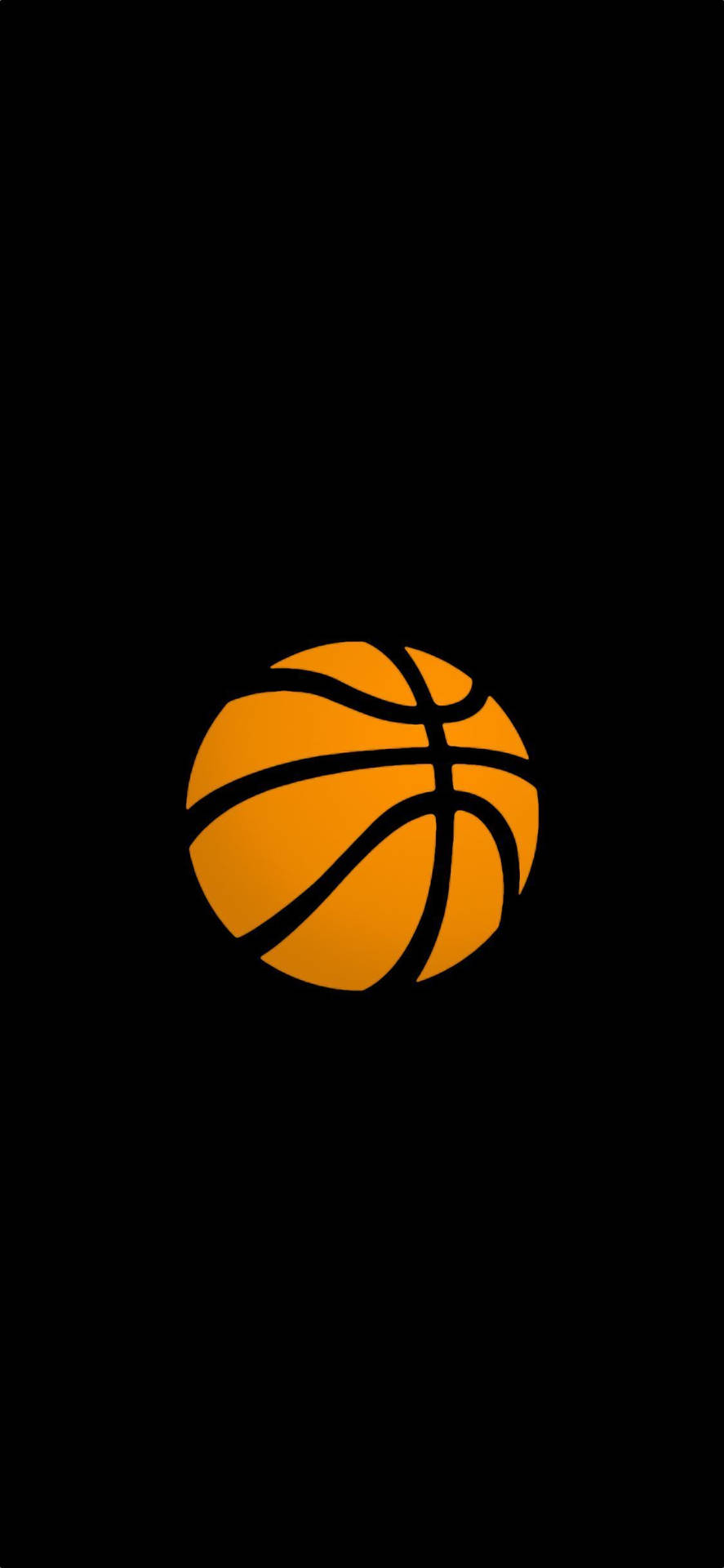 Simple Ball Cool Basketball Iphone Background
