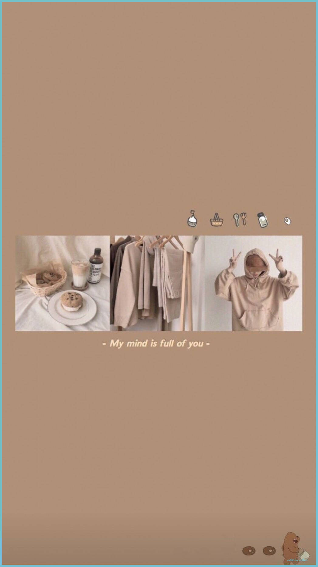 Simple Beige Aesthetic Collage