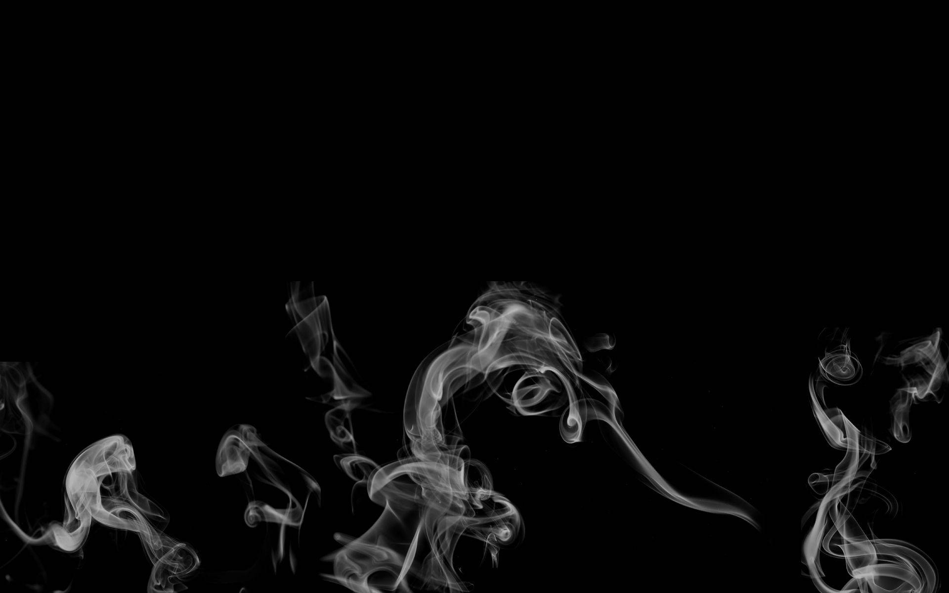 Simple Black And White Smoke Hd Background