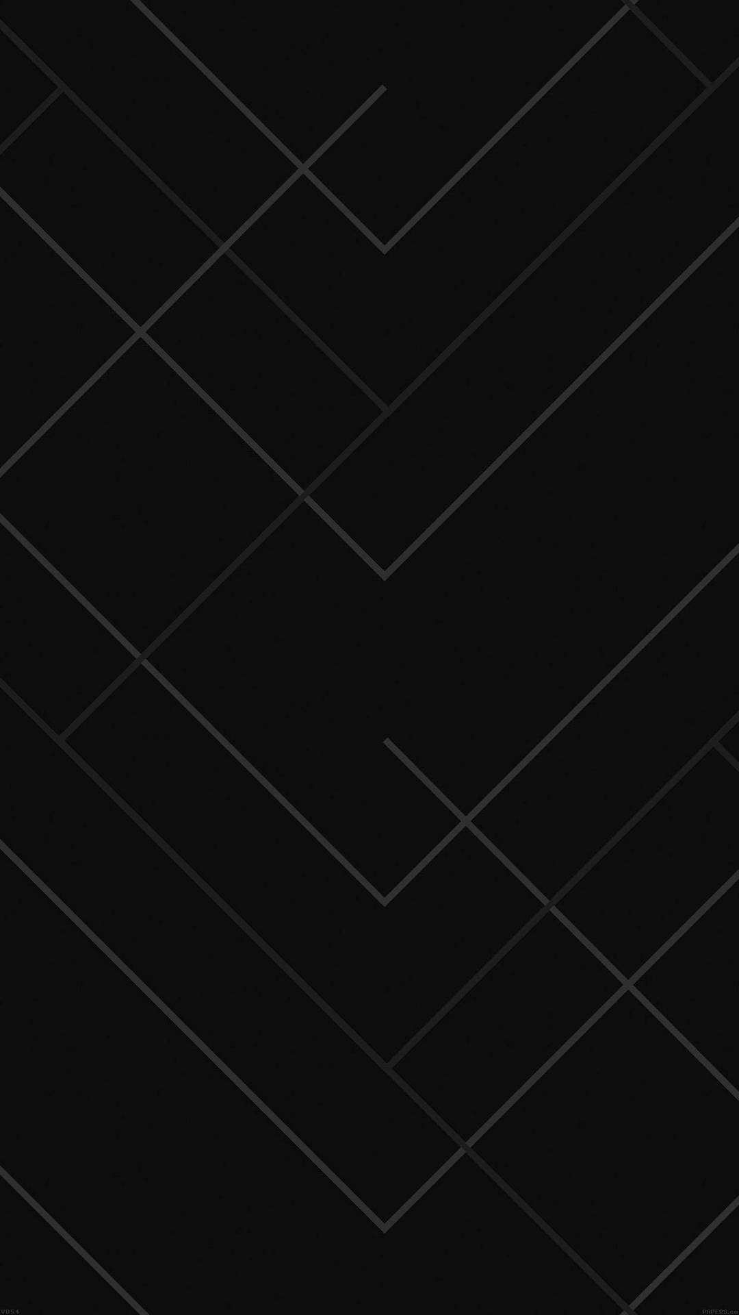 Simple Black Dark Geometric Phone Background