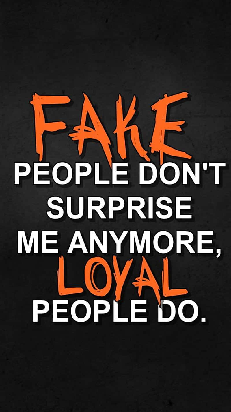 Simple Black Loyal Quote Graphics Background