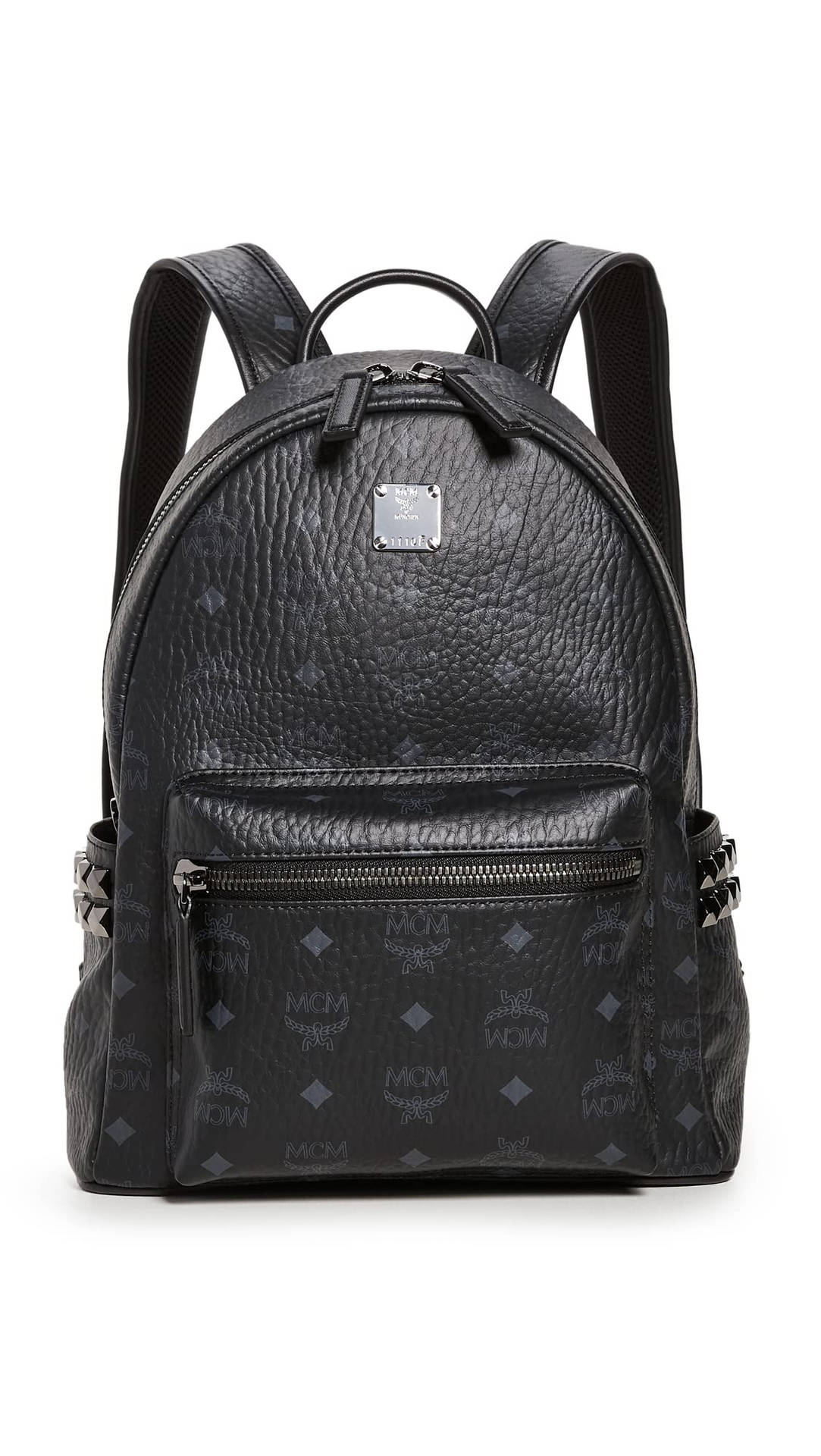 Simple Black Mcm Backpack