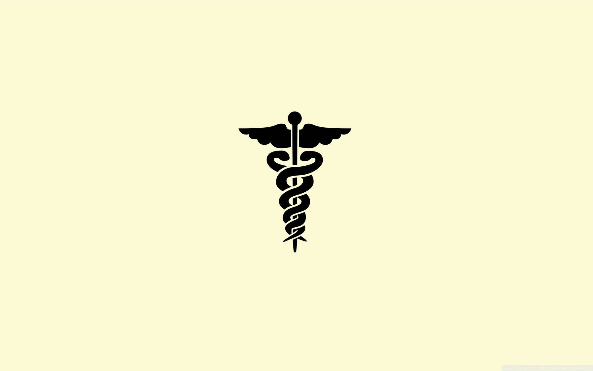 Simple Black Medical Logo Background