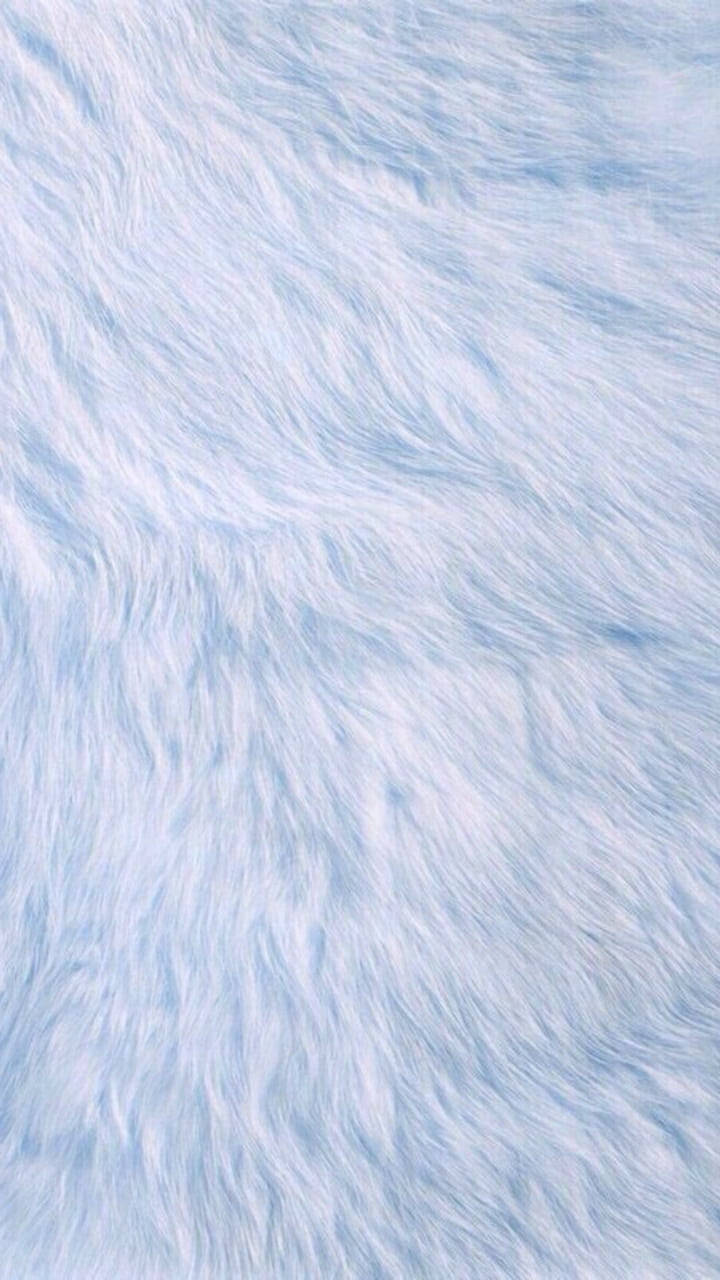 Simple Blue Aesthetic Fur Texture Background