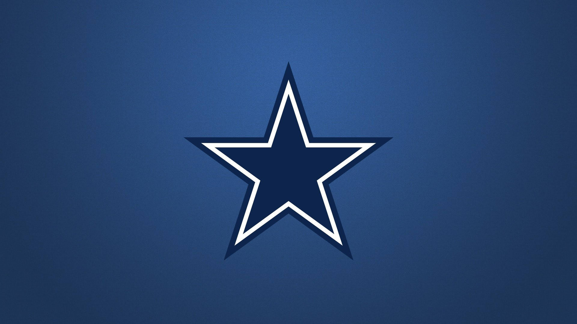 Simple Blue Dallas Cowboys Logo Background