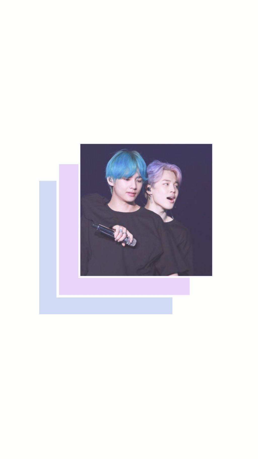 Simple Blue Purple Vmin Background