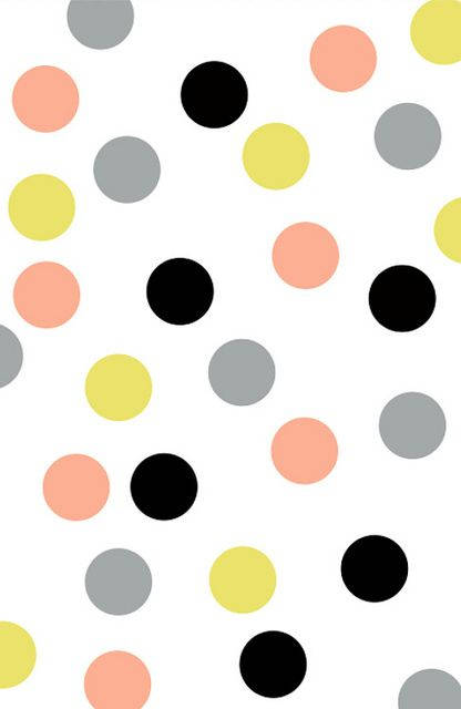 Simple Boho Polka Dot Background