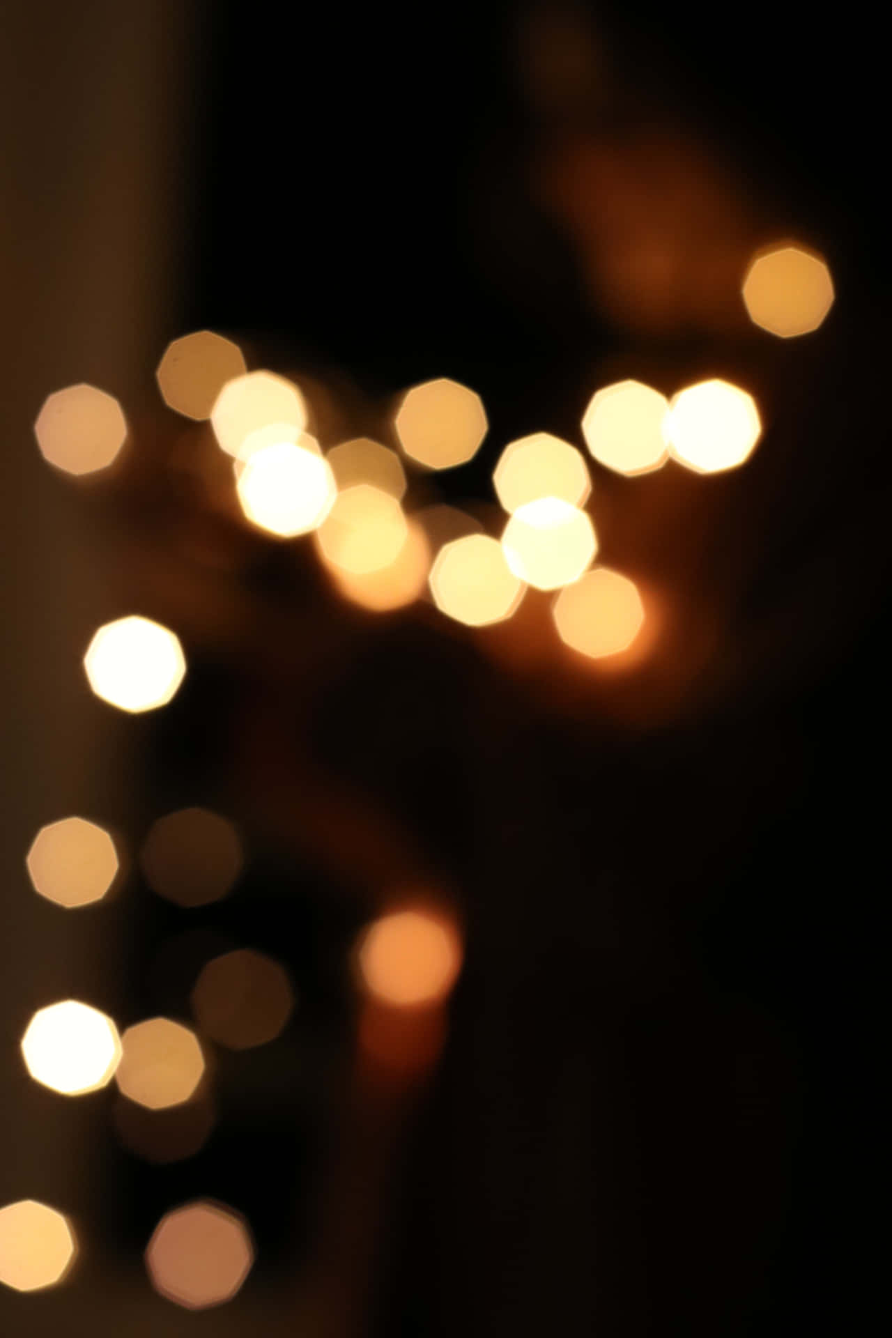 Simple Bokeh Lights Portrait Background