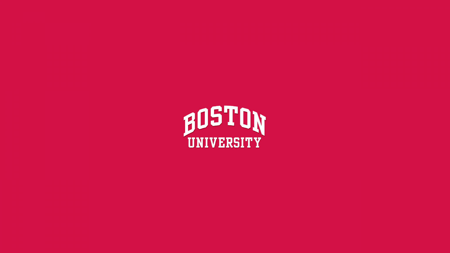 Simple Boston University Logo Background