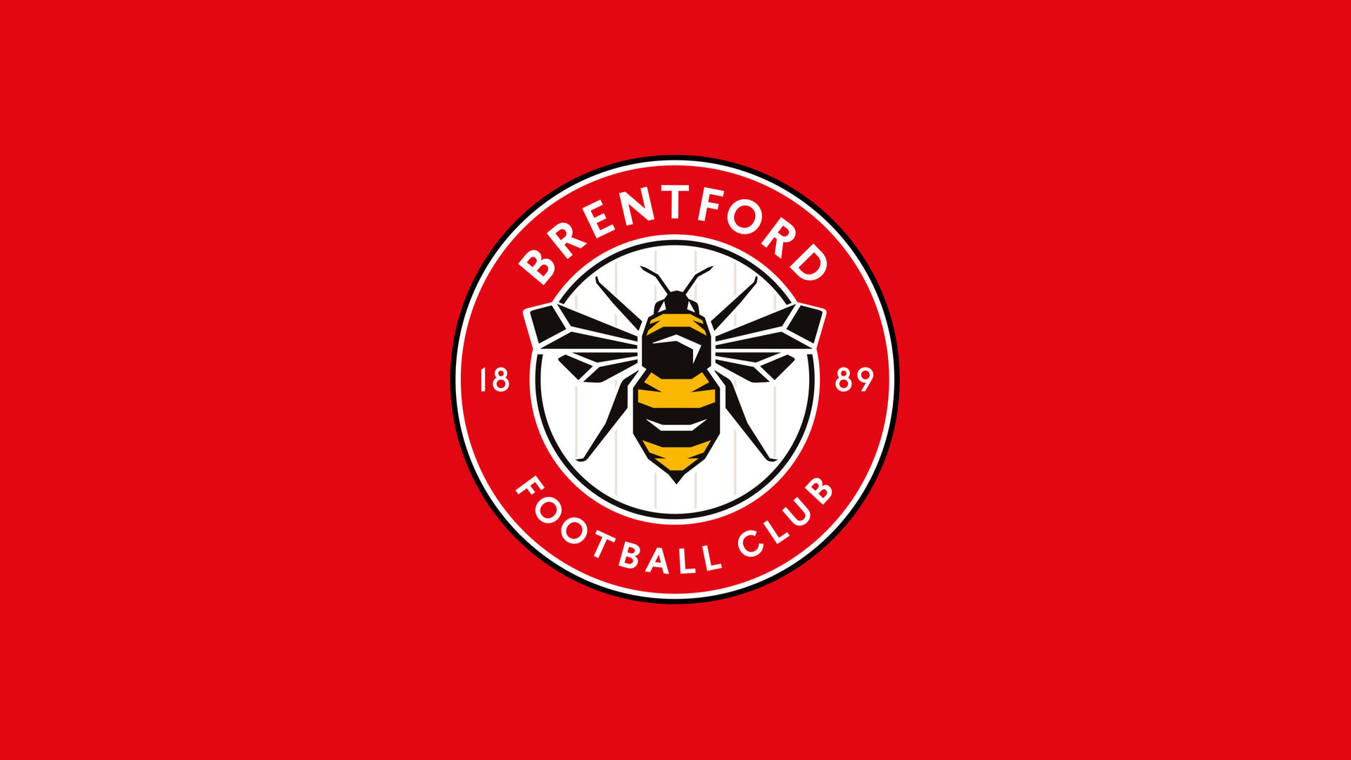 Simple Brentford Fc Club Logo Background