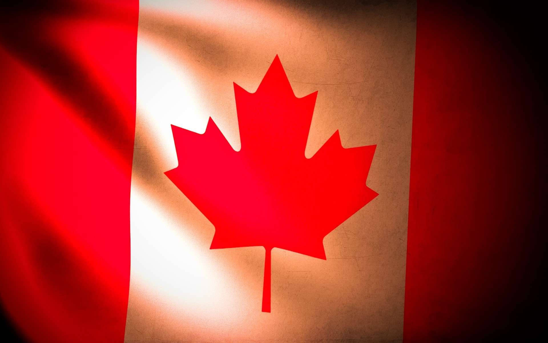 Simple Canada Flag Background