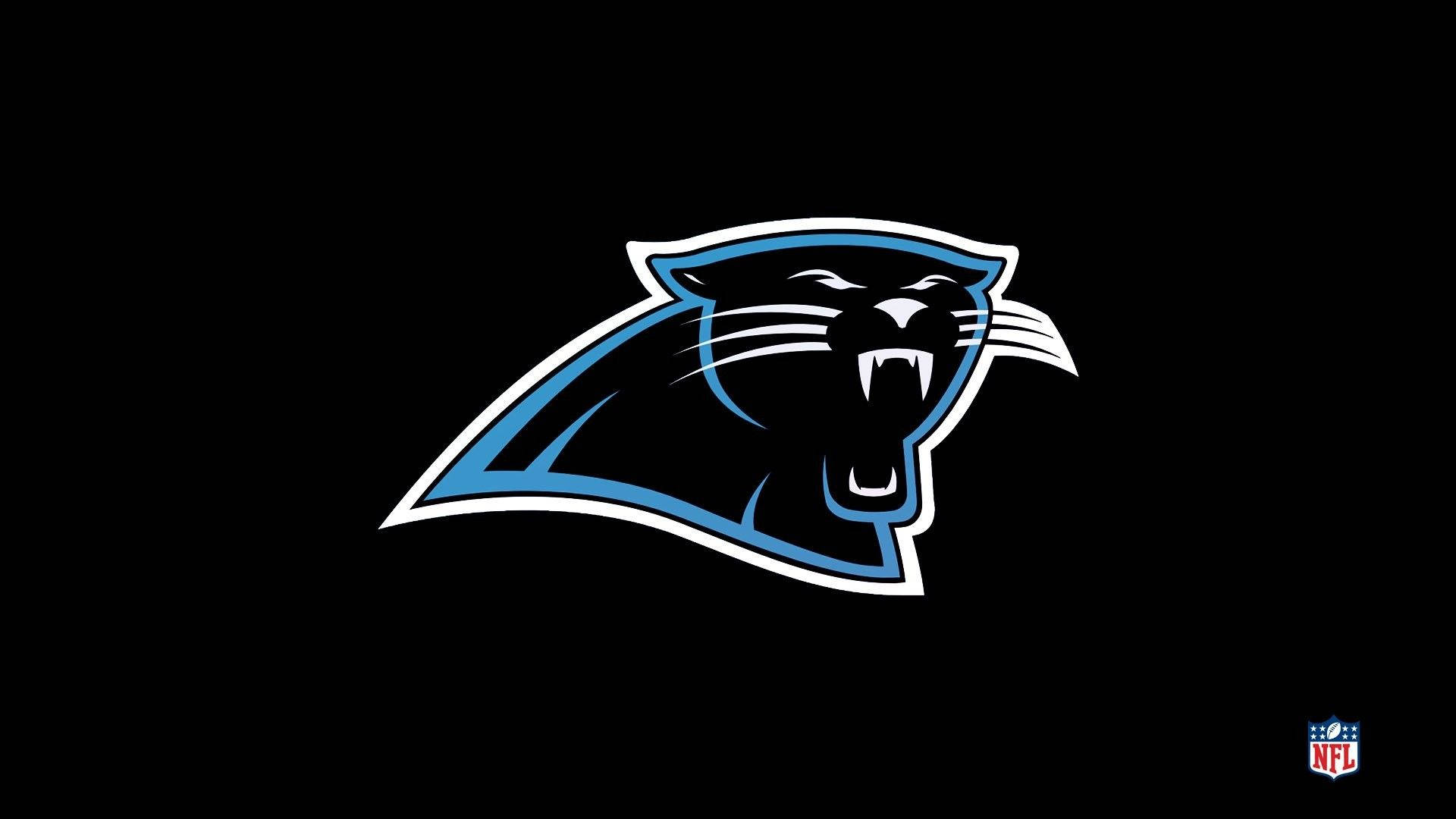 Simple Carolina Panthers Logo With Nfl Logo Background