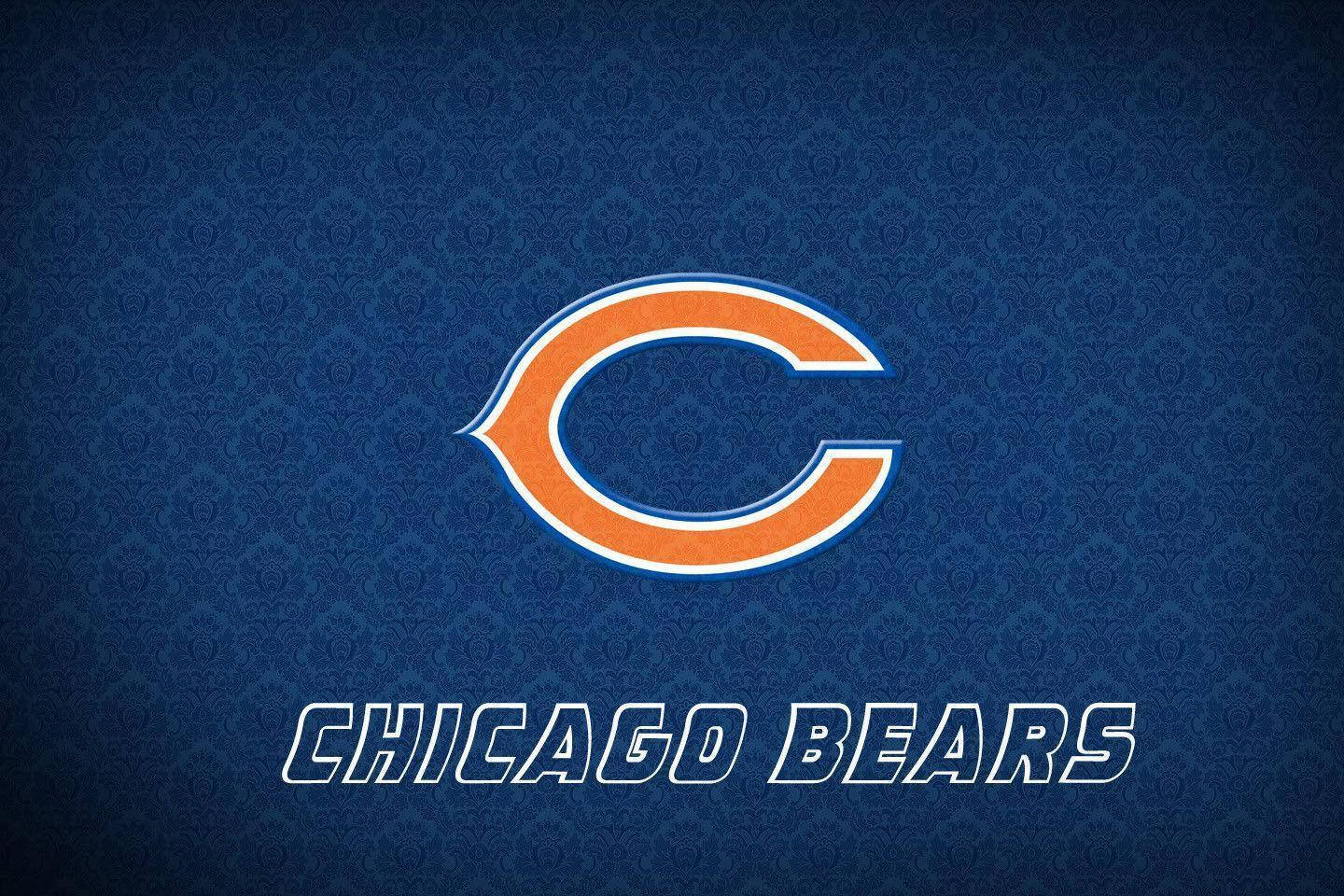 Simple Chicago Bears Nfl Team Logo Background