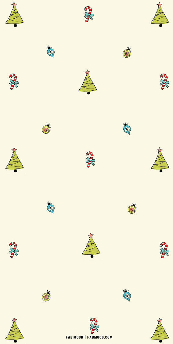 Simple Christmas Digital Illustration Background