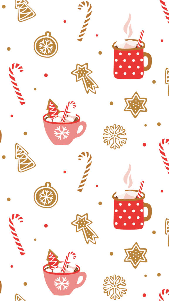 Simple Christmas Gold Pattern