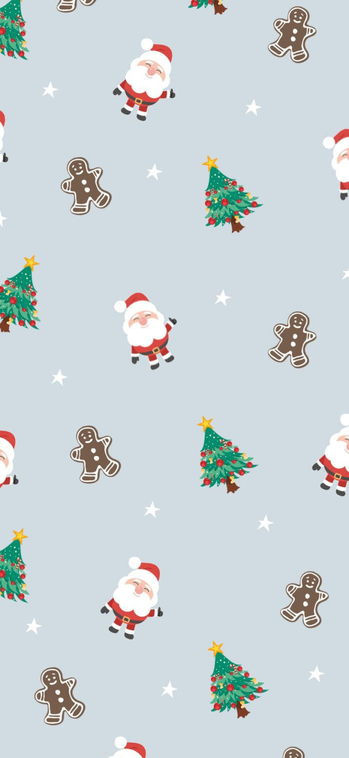 Simple Christmas Santa Claus Background