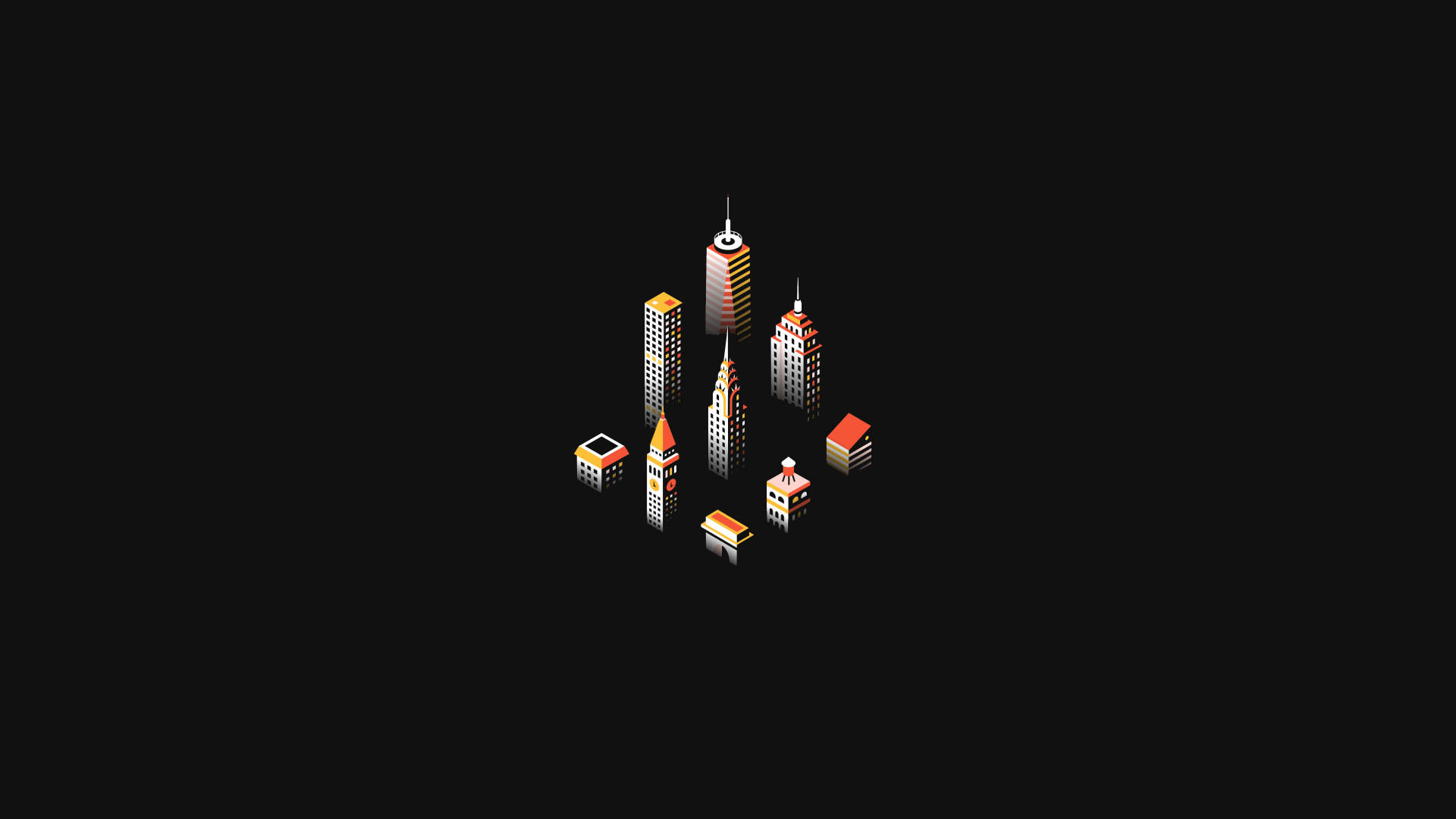 Simple Clean Buildings Background