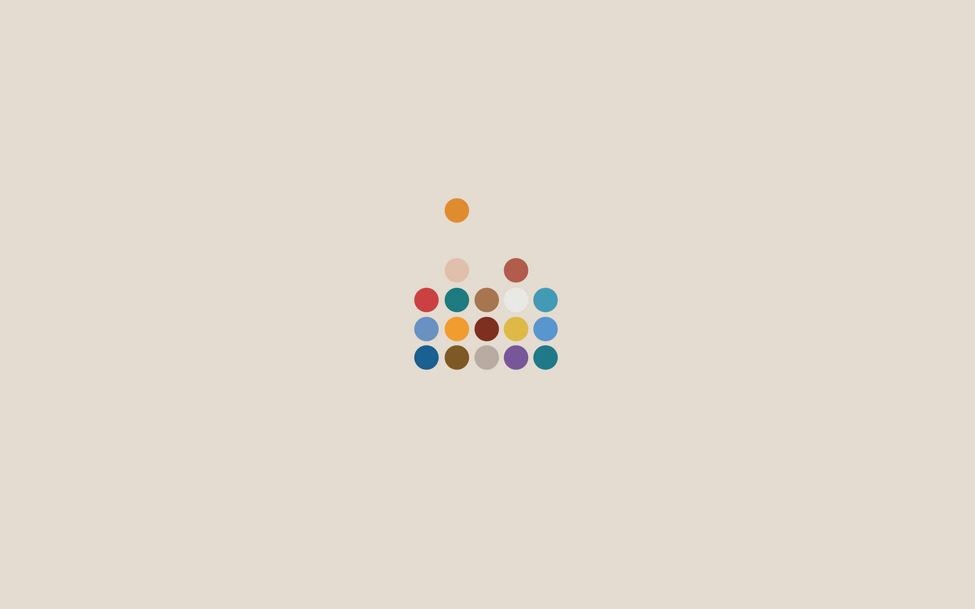 Simple Clean Colored Dots Background