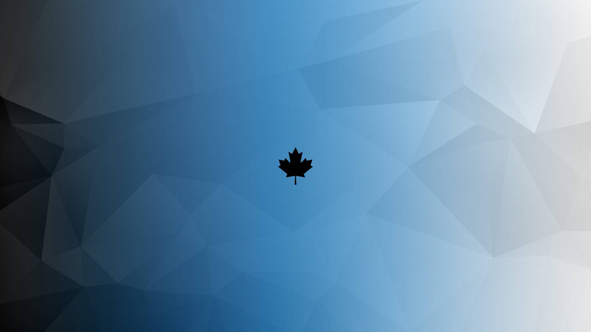 Simple Clean Maple Leaf Background