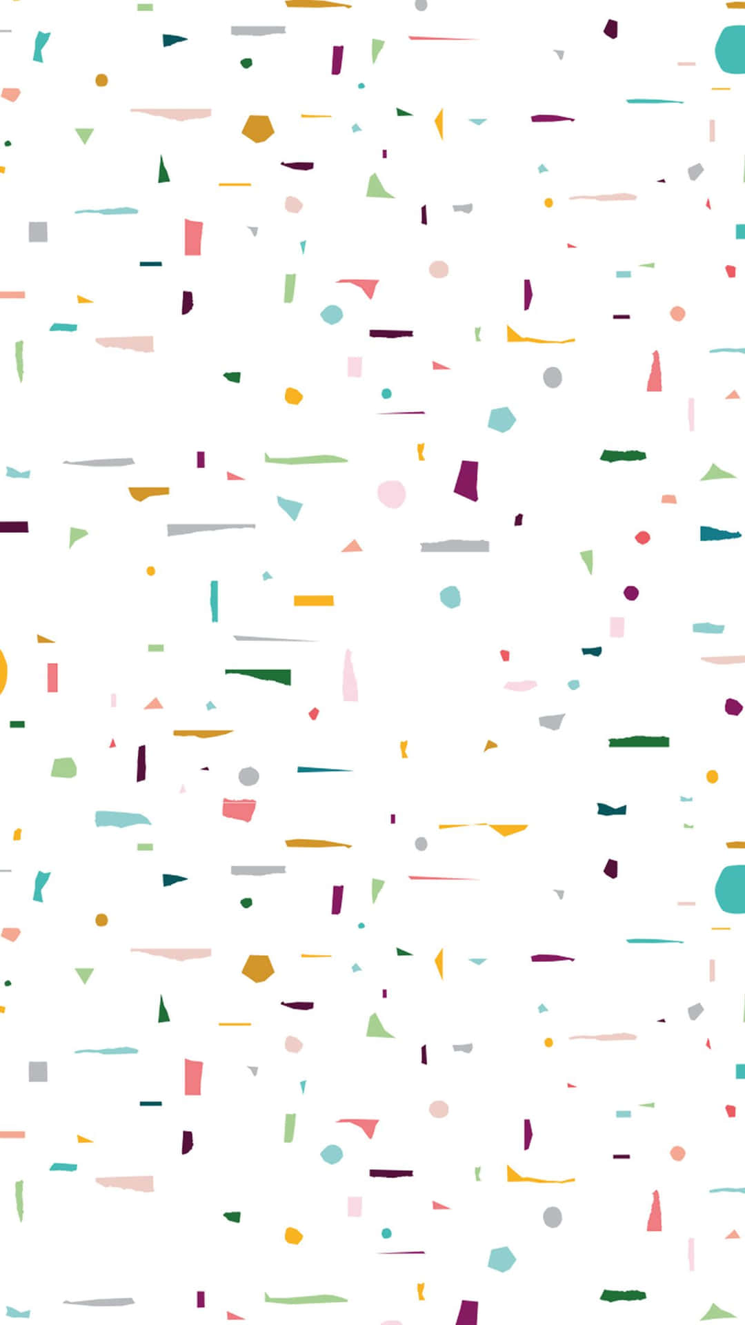 Simple Colorful Confetti Pattern Iphone Background