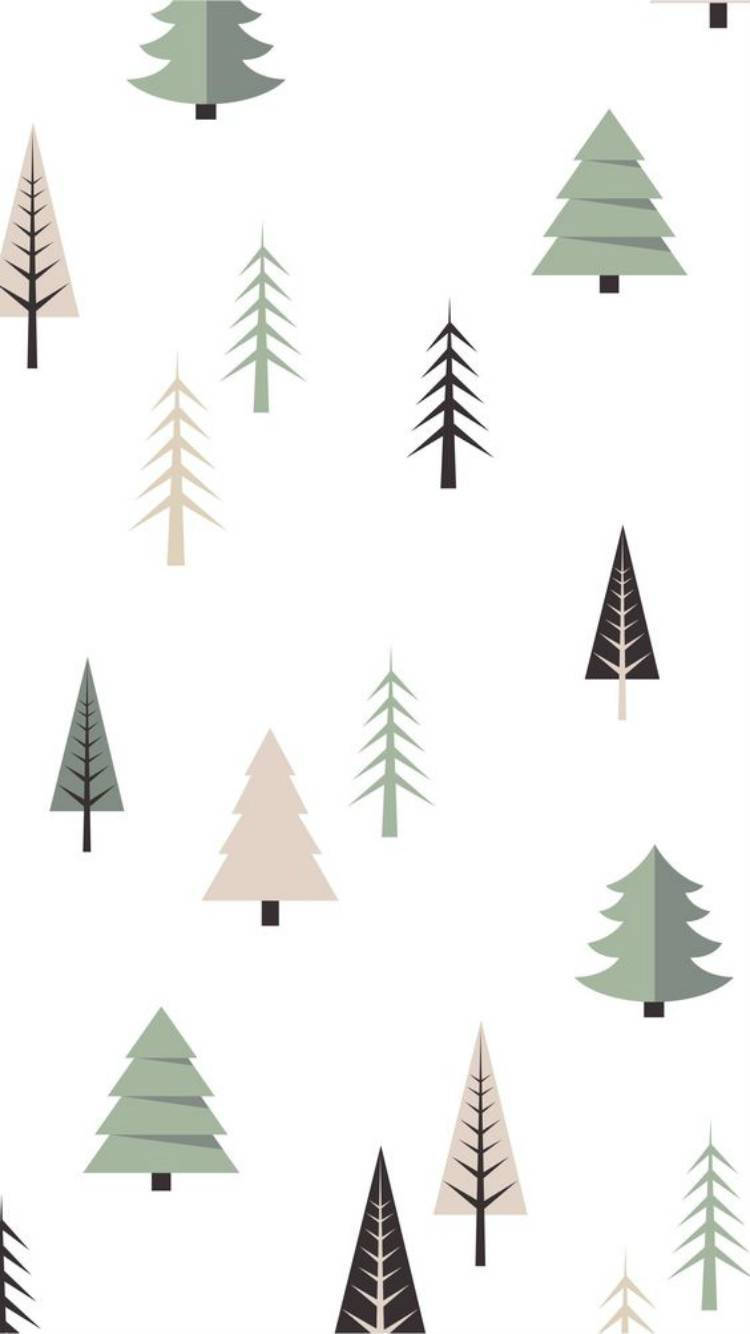Simple Cute Christmas Iphone Tree Icons