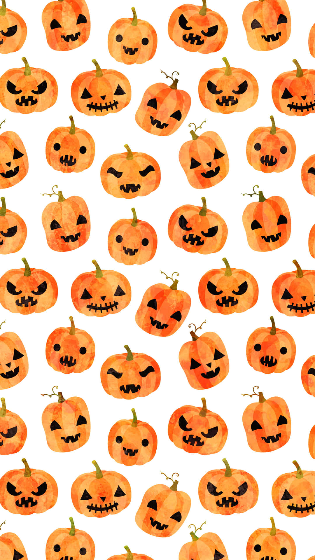 Simple Cute Pumpkin Iphone Background