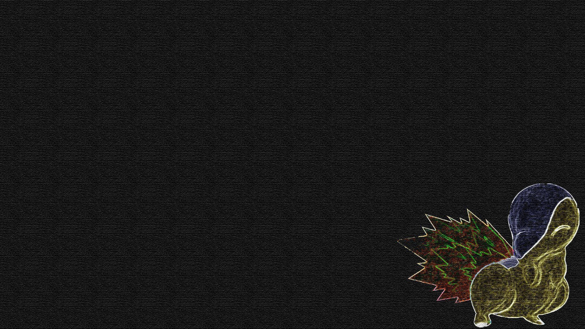 Simple Cyndaquil Art Background