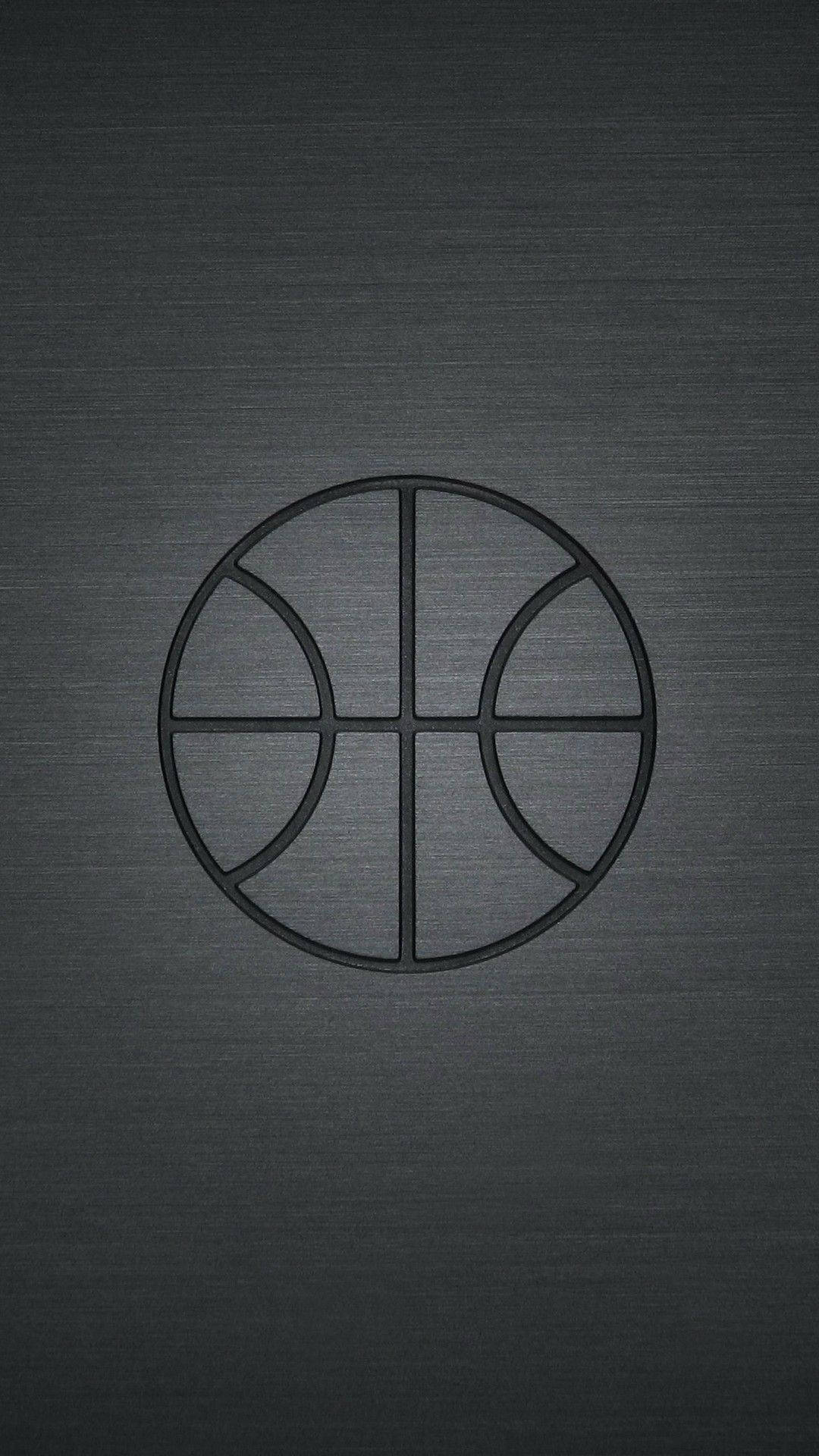Simple Dark Cool Basketball Iphone Background