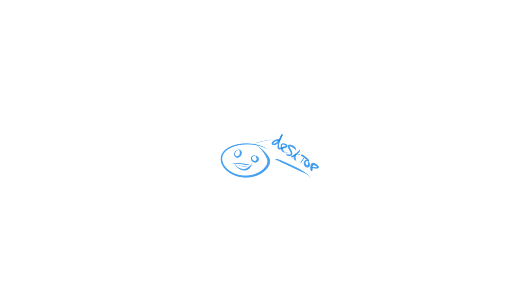 Simple Desktop Blue Smiley