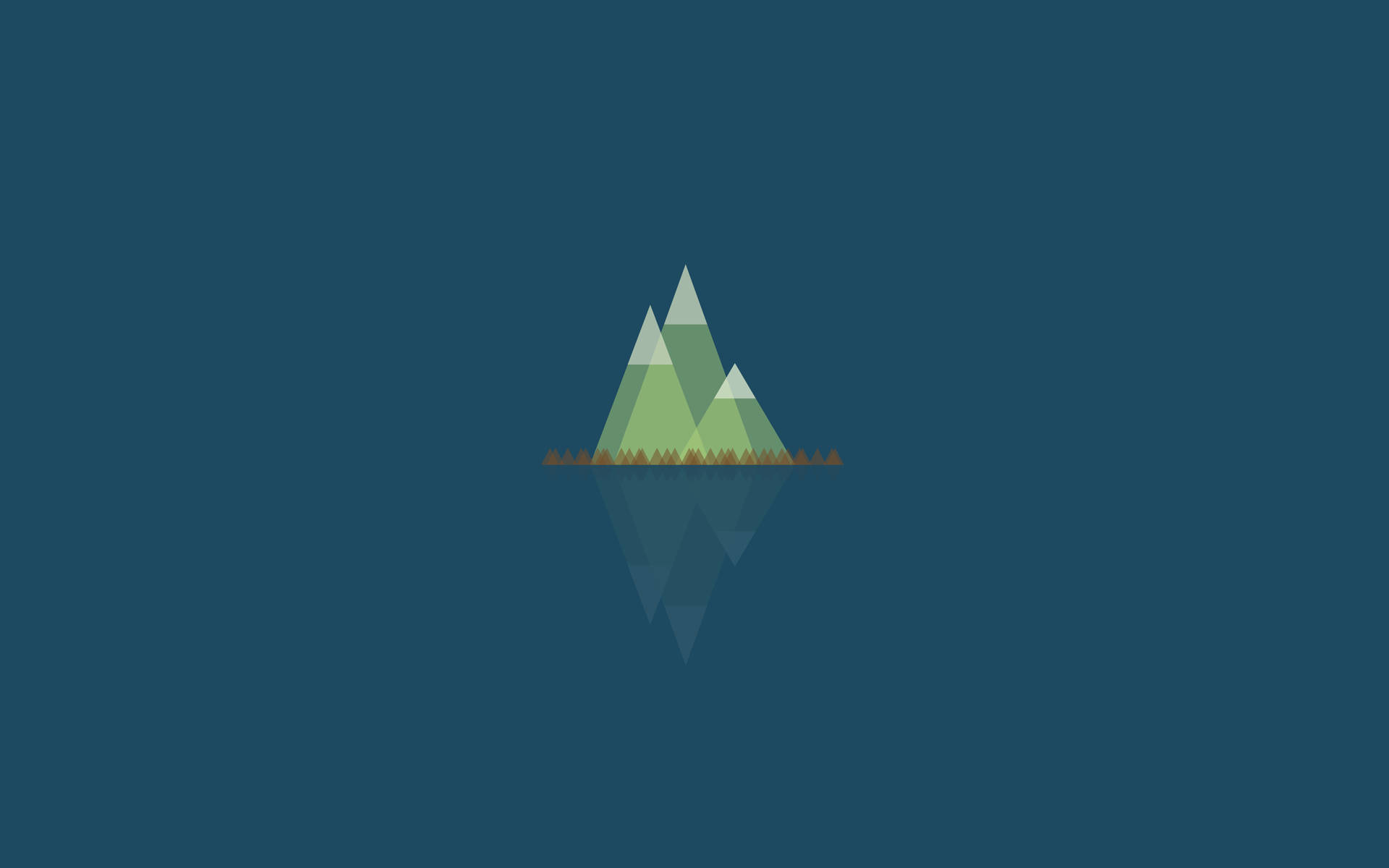 Simple Desktop Mountain Background