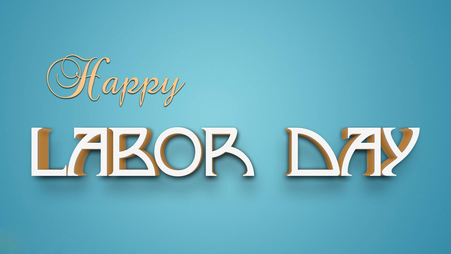 Simple Digital Happy Labor Day Background