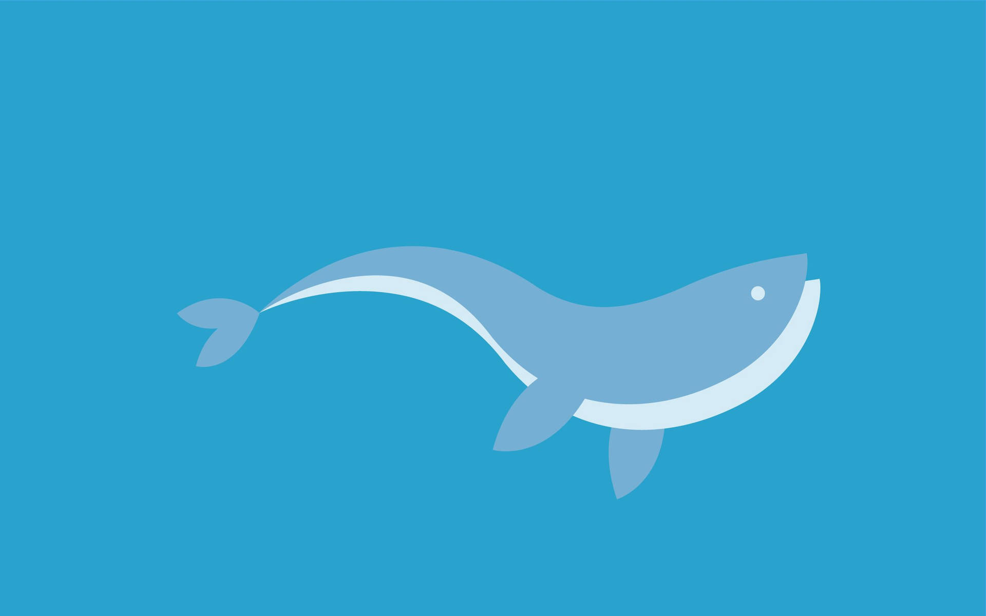 Simple Dolphin Art Background