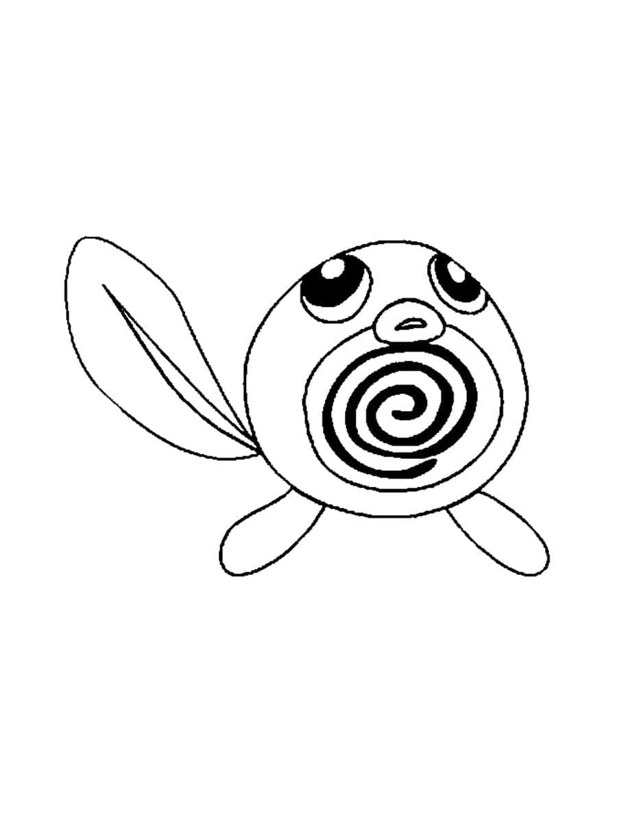 Simple Drawing Of Poliwag Background