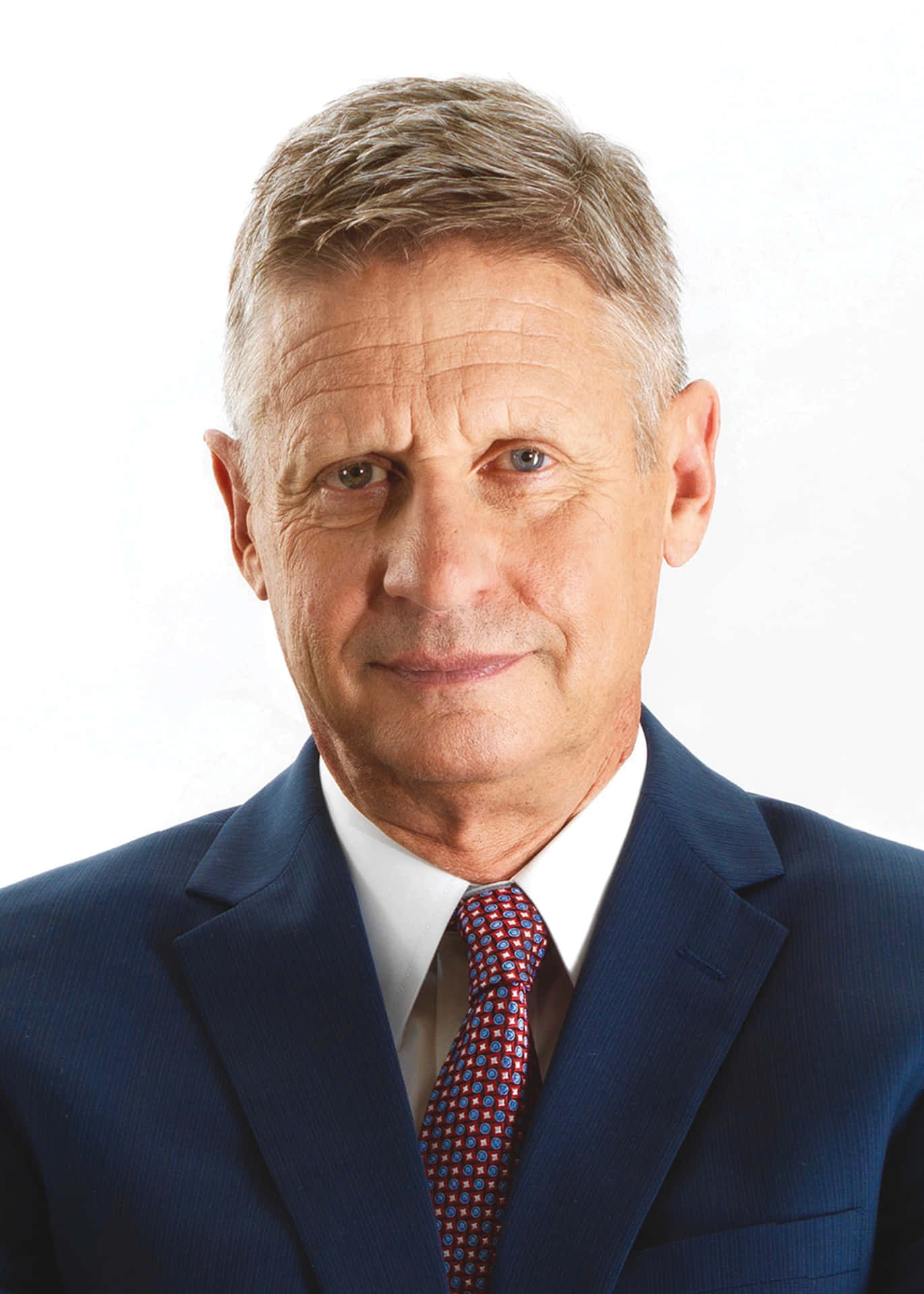 Simple Gary Johnson With White Backdrop Phone Background