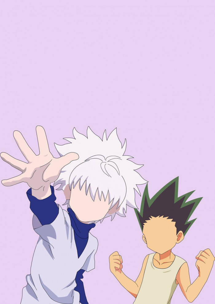 Simple Gon And Killua Fan Art Background